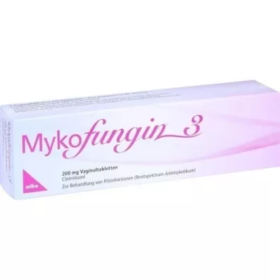 MYKOFUNGIN 3 vaginální tablety 200 mg, 3 ks