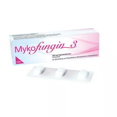 Mykofungin 3 vaginální tablety 200 mg, 3 ks
