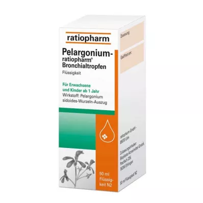 Pelargonium ratiopharm bronchiální kapky, 50 ml