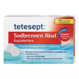 Tetesept žvýkací tablety pro akutní pálení žáhy, 20 ks