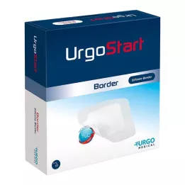 URGOSTART Pěnový obvaz na rány Border 8x8 cm, 10 ks