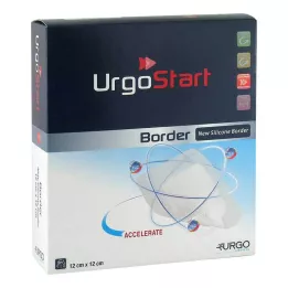 URGOSTART Pěnový obvaz na rány Border 12x12 cm, 10 ks