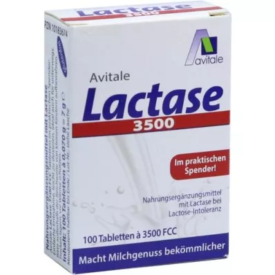 LACTASE 3 500 FCC Tablety v dávkovači na kliknutí, 100 ks