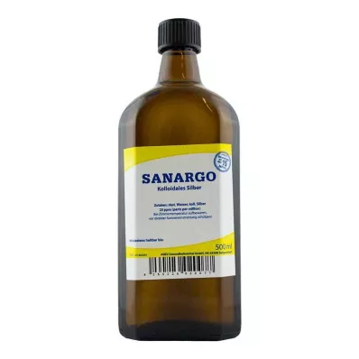 Lahvičky z koloidního stříbra Sanargo, 500 ml