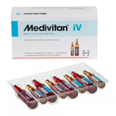 MEDIVITAN iV roztok pro injekci v amp. párech, 8 ks