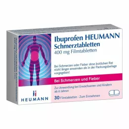 IBUPROFEN Heumann Tablety proti bolesti 400 mg, 30 ks