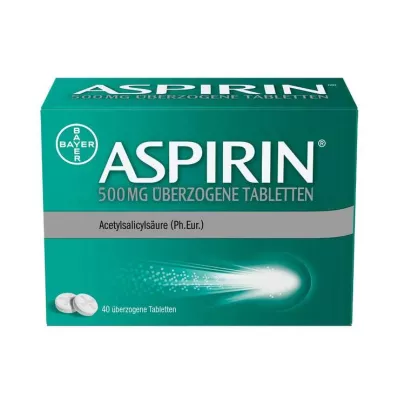 Aspirin 500 mg potahované tablety, 40 ks