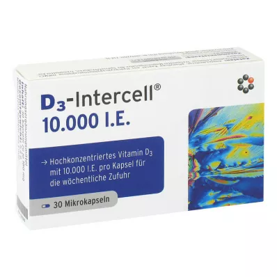 D3-Intercell 10000 IU kapsle, 30 ks