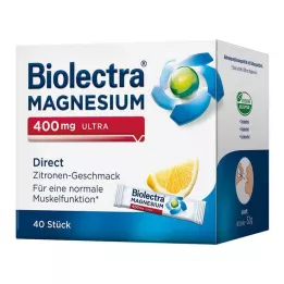 BIOLECTRA Hořčík 400 mg ultra Direct Lemon, 40 ks