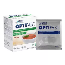 OPTIFAST rajčatový prášek pro domácí polévku, 8X55 g