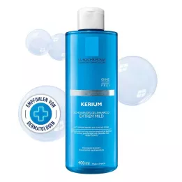 ROCHE-POSAY Kerium extrémně jemný gelový šampon, 400 ml