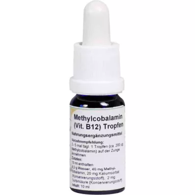 METHYLCOBALAMIN Vitamin B12 kapky, 10 ml