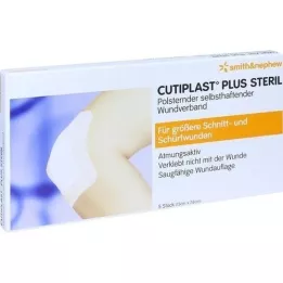 CUTIPLAST Plus sterilní obvaz 7,8x15 cm, 5 ks