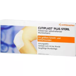 CUTIPLAST Plus sterilní obvaz 10x24,8 cm, 5 ks