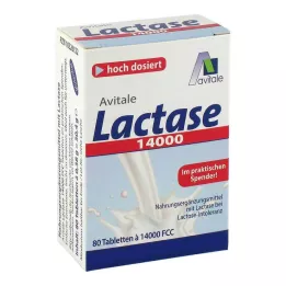 LACTASE 14 000 FCC Tablety v dávkovači, 80 ks
