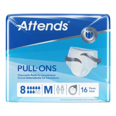 Attends Pull-Ons 8 medium, 16 ks