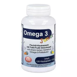 OMEGA-3 Junior Berco žvýkací kapsle, 120 ks