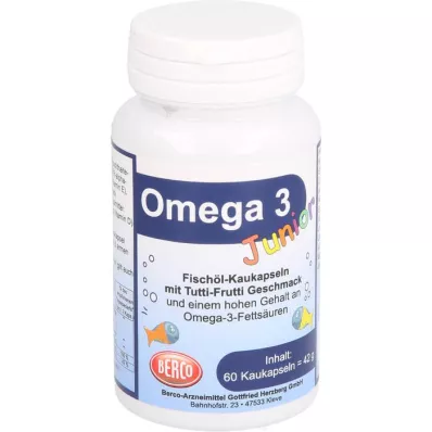 OMEGA-3 Junior Berco žvýkací kapsle, 60 ks