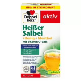 DOPPELHERZ horké granule šalvěj+med+mentol, 10 ks