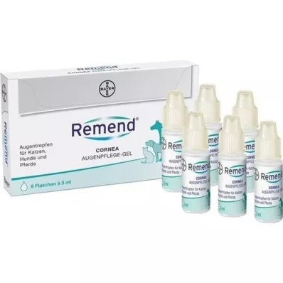 REMEND Oční gel na rohovku pro psy/kočky/koně, 6X3 ml