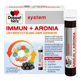 DOPPELHERZ Ampule systému Immun+Aronia, 10 ks