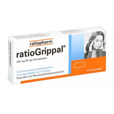 Ratiogrippal 200 mg/30 mg potahované tablety (10 kusů)