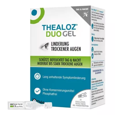 THEALOZ Duo oční gel, 30X0,4 g