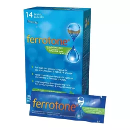 FERROTONE Železo s jablečným koncentrátem a vitaminem C, 14 x 25 ml