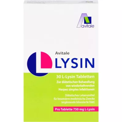 L-LYSIN 750 mg tablety, 30 ks