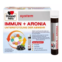 DOPPELHERZ Ampule systému Immun+Aronia, 30 ks