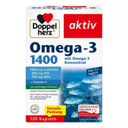 DOPPELHERZ Omega-3 1 400 kapslí, 120 ks