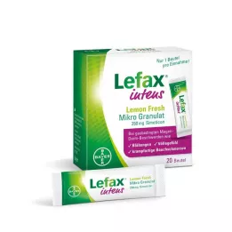 Lefax intens Lemon Fresh Micro Granule 250 mg Simeticon, 20 ks