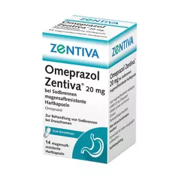 Omeprazol Zentiva 20 mg na pálení žáhy, 14 ks