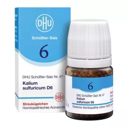 BIOCHEMIE DHU 6 Kalium sulphuricum D 6 globulí, 10 g