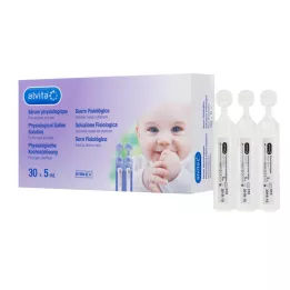ALVITA ampule s fyziologickým roztokem, 30X5 ml