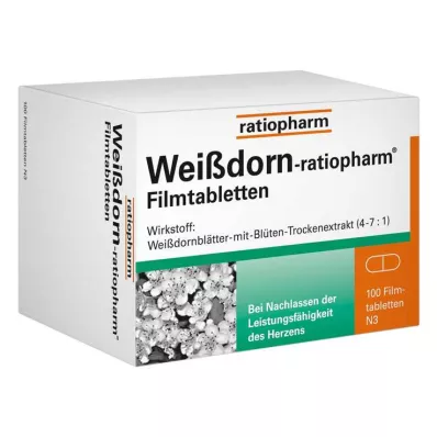 Hawthorn-ratiopharm® potahované tablety, 100 ks