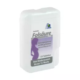 FOLSÄURE 800 Plus B12+jód tablety, 120 kapslí
