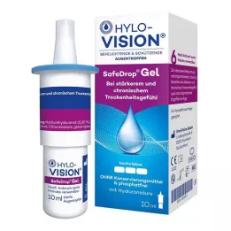 HYLO-VISION Oční kapky SafeDrop gel, 10 ml