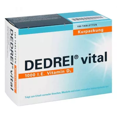 Dedrei vital tablety léčebné balení (180 kusů)