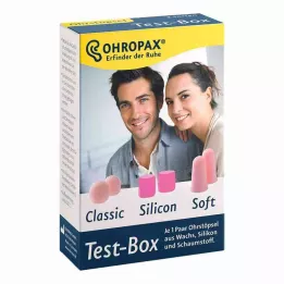 OHROPAX Testovací krabička 3 typy špuntů do uší, 3 x 2 ks