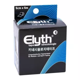 KINESIOLOGIE Páska Elyth 5 cmx5 m černá, 1 ks