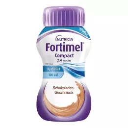 FORTIMEL Compact 2.4 Čokoládová příchuť, 4x125 ml
