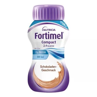 FORTIMEL Compact 2.4 Čokoládová příchuť, 4x125 ml