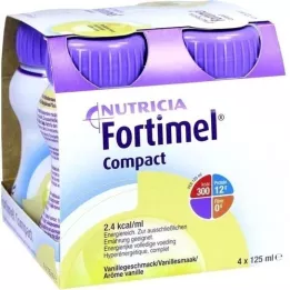 FORTIMEL Compact 2.4 Vanilková příchuť, 4x125 ml