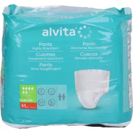 ALVITA Inkontinenční kalhotky super medium, 14 ks