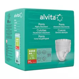 ALVITA Inkontinenční kalhotky super medium, 14 ks