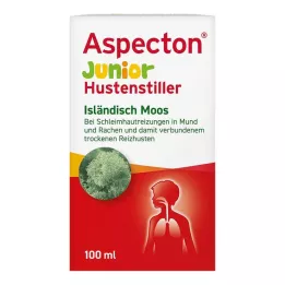 ASPECTON Junior Šťáva z islandského mechu proti kašli, 100 ml