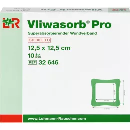 VLIWASORB Pro superabsorb.comp.sterile 12,5x12,5 cm, 10 ks