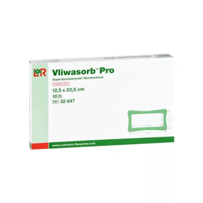 Vliwasorb Pro suberabsorb.Komp.steril 12,5x22,5 cm, 10 ks