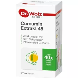 CURCUMIN EXTRAKT 45 kapslí Dr.Wolz, 90 ks
